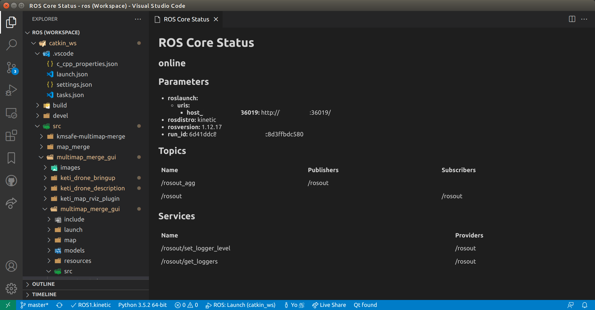 ros_core_status